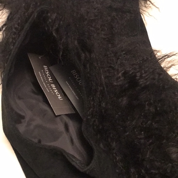 Black Bisou Bisou suede vest - NWT - Picture 12 of 12